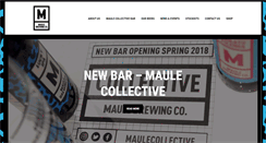 Desktop Screenshot of maulebrewing.com